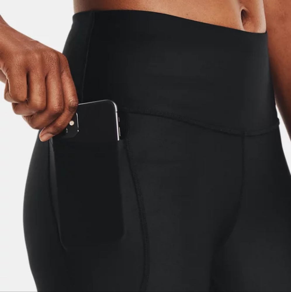 NWT Under armor Compression high rise crop leggings capris black size Sm - Picture 3 of 13